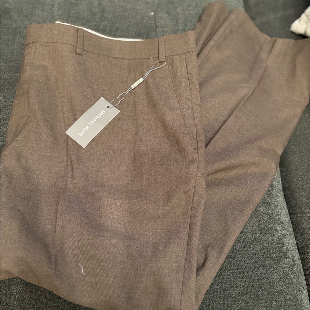 Michael Kors brown dress pants 46x30 with tags